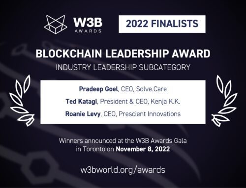 TED KATAGI AS FINALIST IN THE 2022 WEB3 & BLOCKCHAIN TRANSFORMATION AWARDS